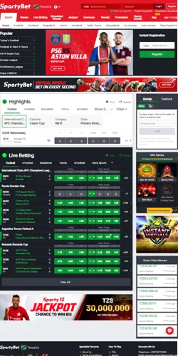 Sportybet Tanzania app