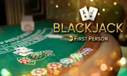 First Person Blackjack live table